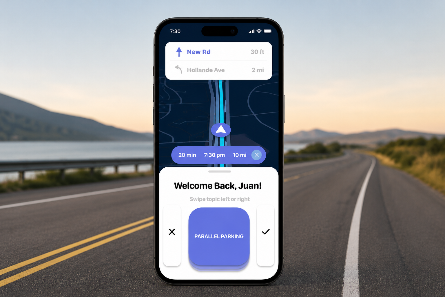 Course Correct app