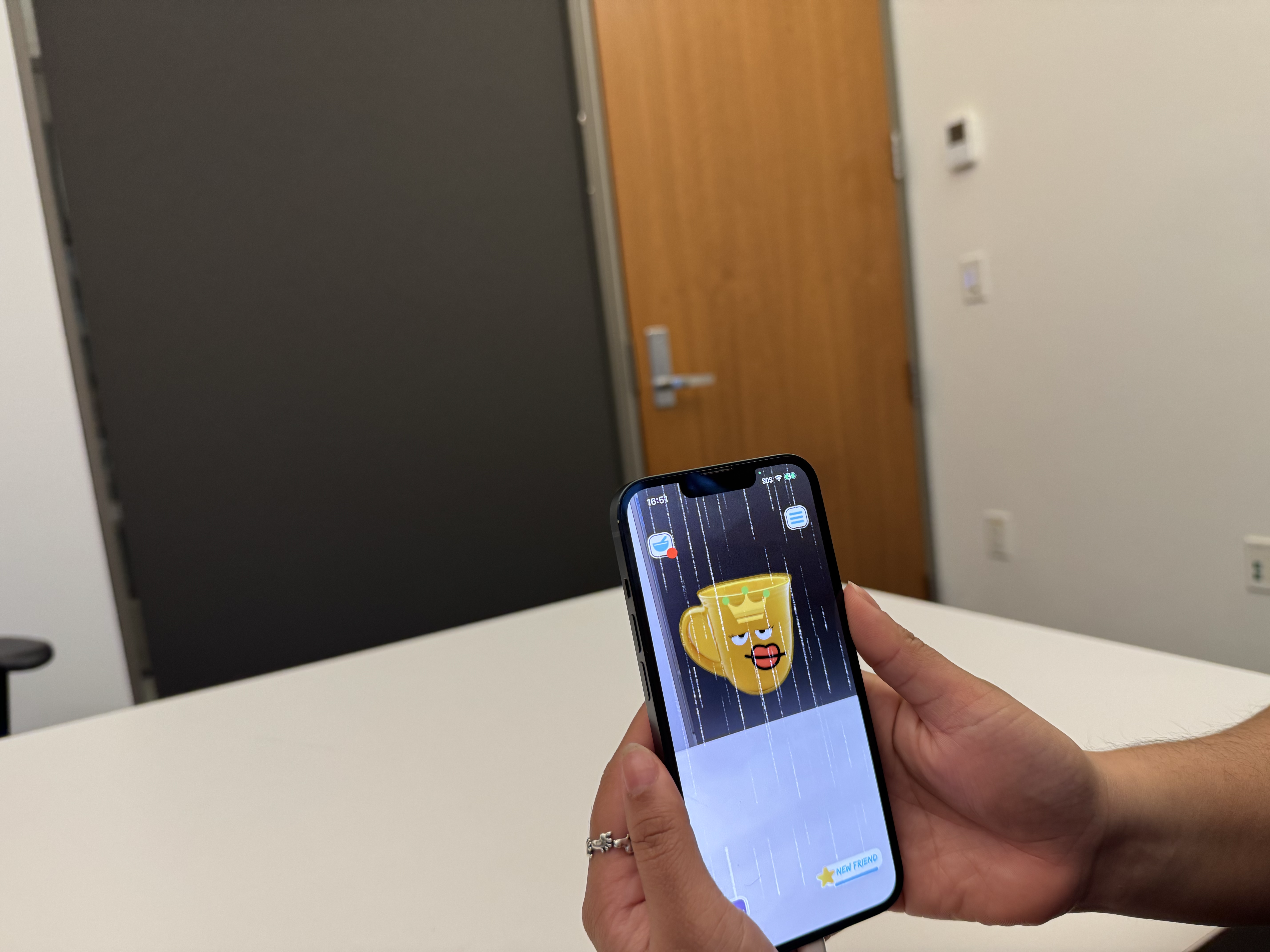 blink — final product in use