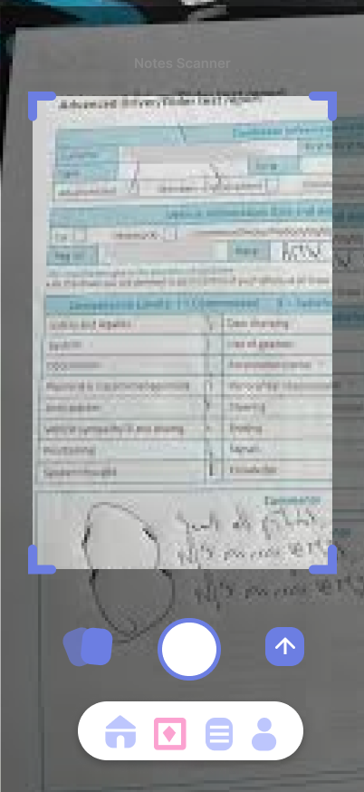 Scan Written Notes